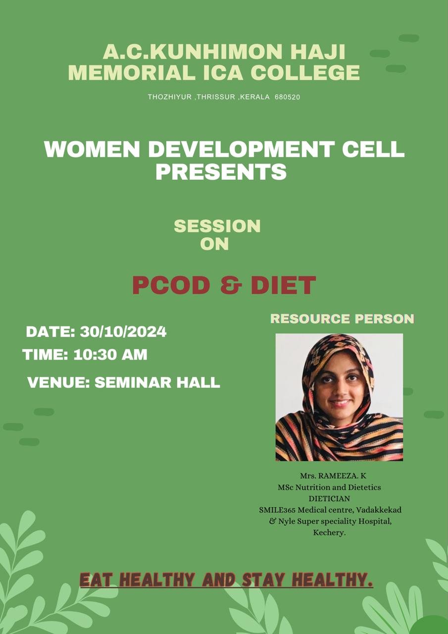 Session on PCOD and DIET