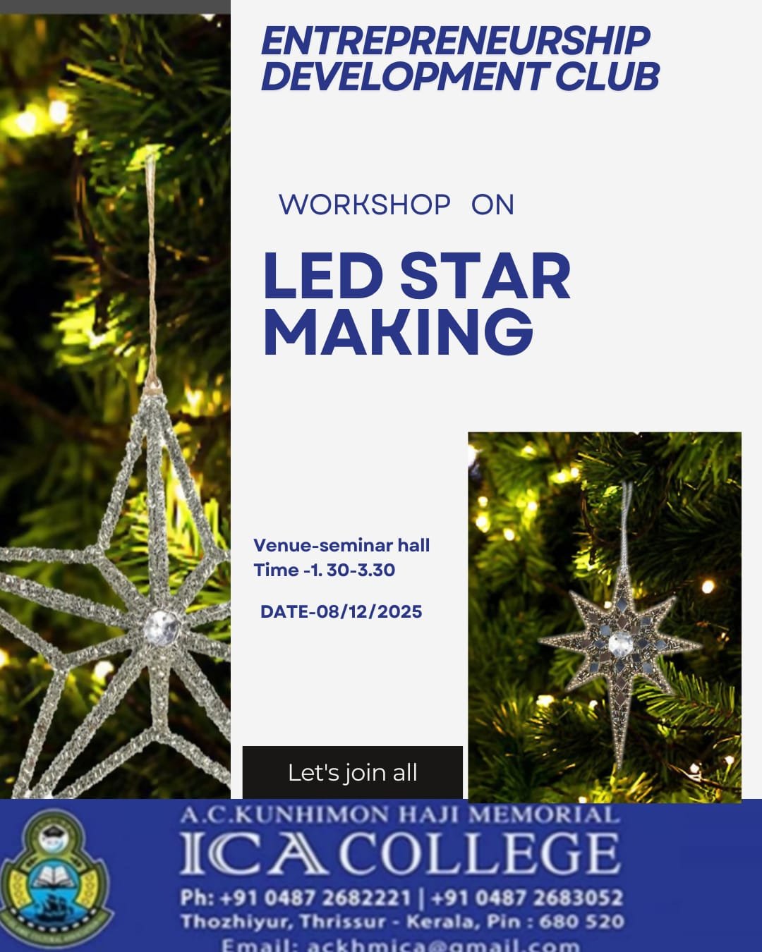 LED Star making