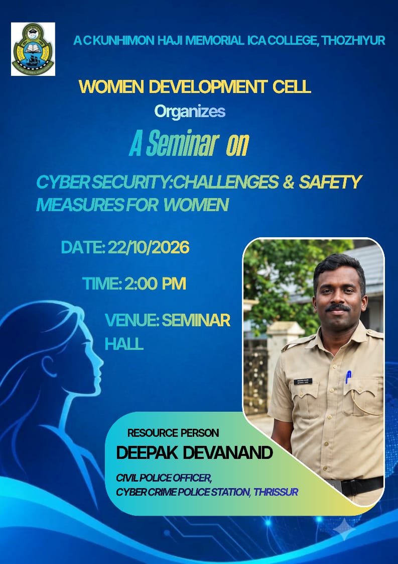 SEMINAR ON CYBER SECURITY: CHALLENGES & SAFETY MEASURES FOR WOMEN